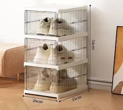Clear Stackable Shoe Box