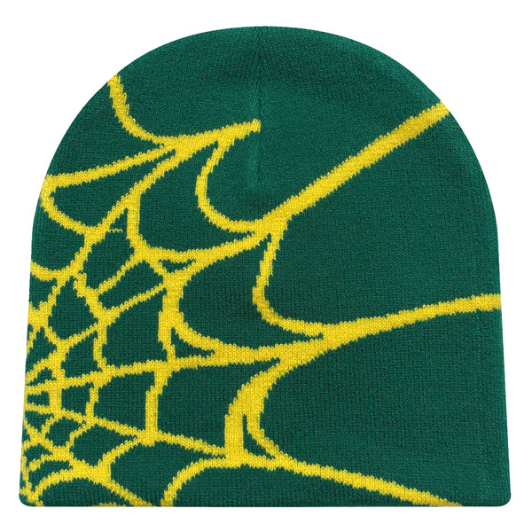 Y2K Spiderweb Knit Beanie