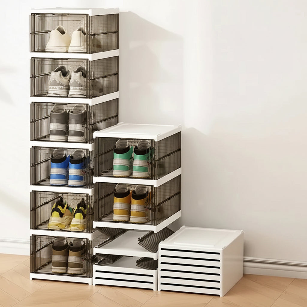 Clear Stackable Shoe Box