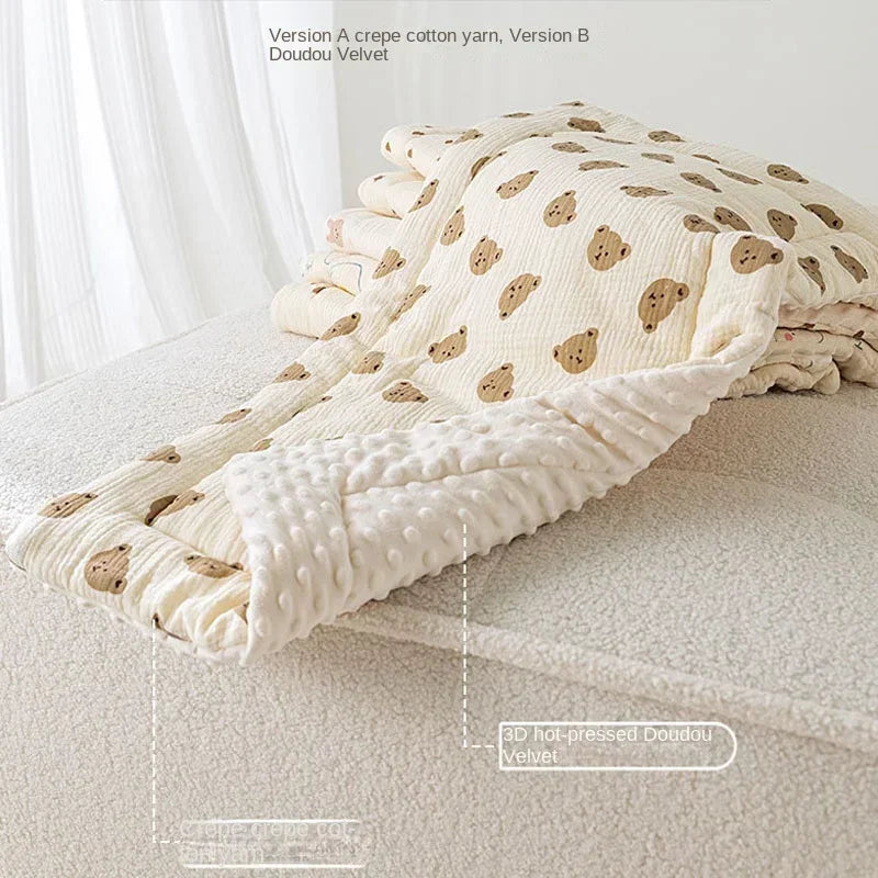 CozyCub Cartoon Bear Stroller Pad