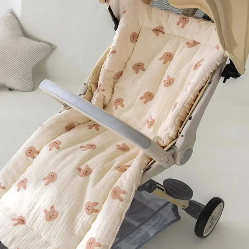CozyCub Cartoon Bear Stroller Pad
